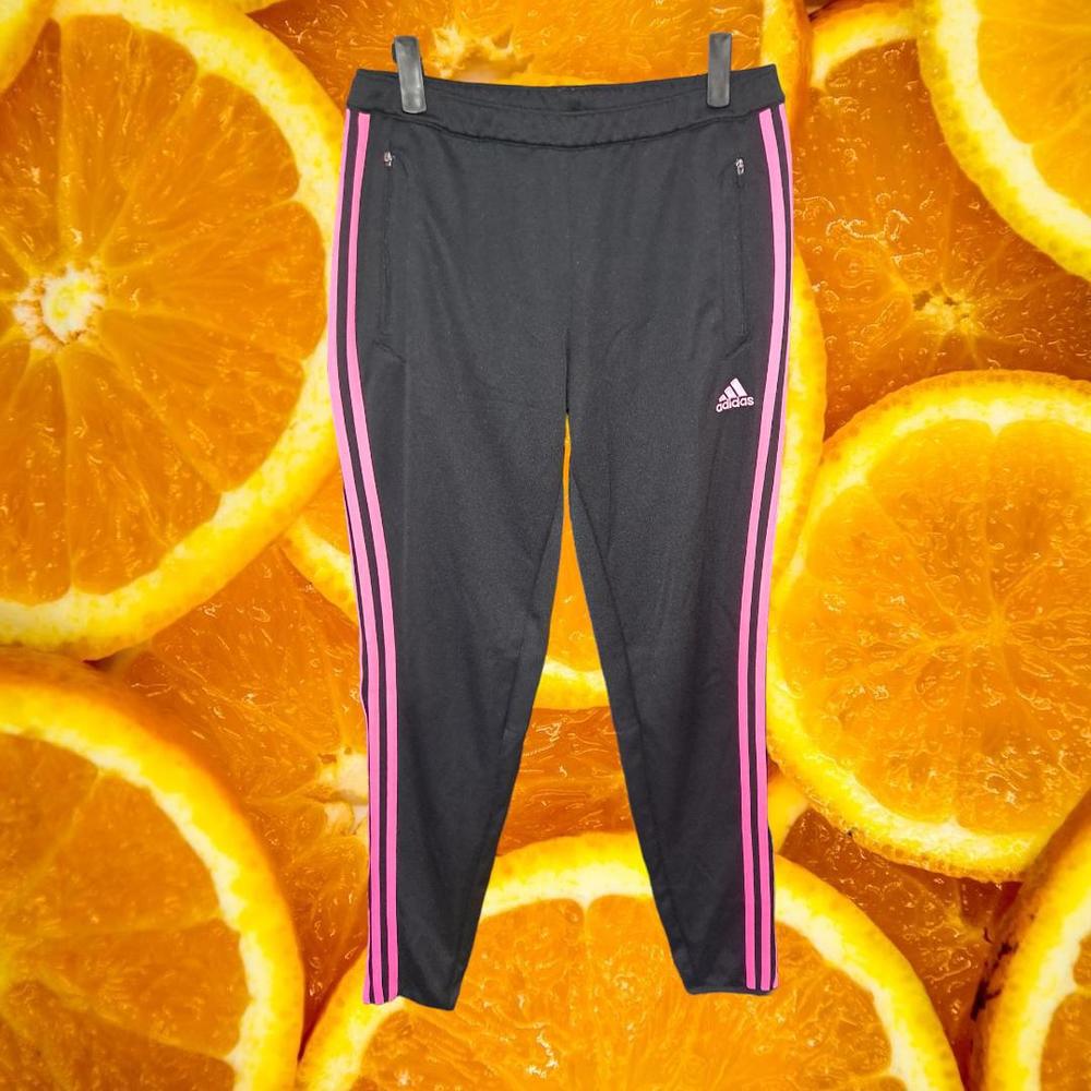Adidas Climacool Black with Pink Stripes and Leg Zippers Size Medium‎